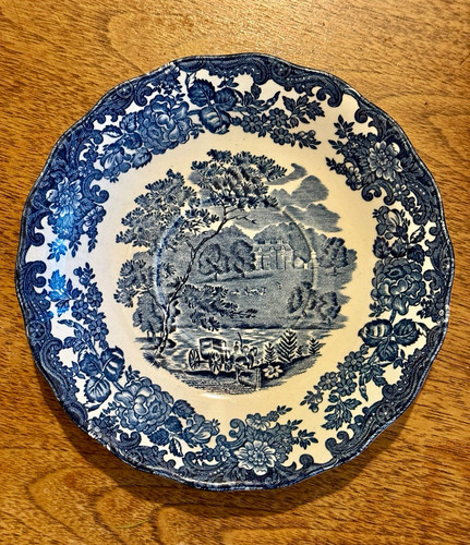 Palissy england blue white - england, &