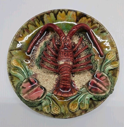 Early palissy majolica lobster - palissy,