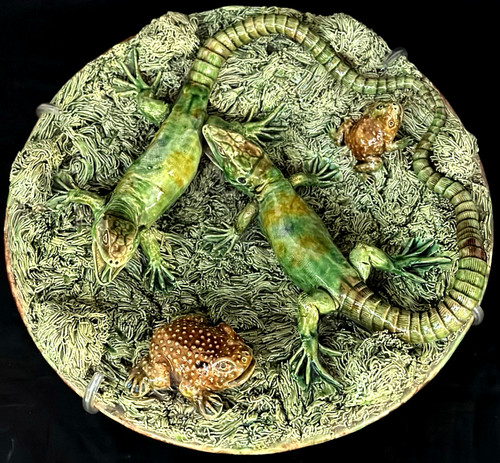 Palissy majolica portuguese - portuguese, 9"